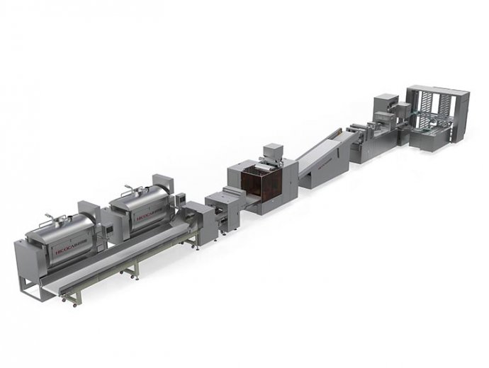 多功能仿生方饅頭生產(chǎn)線